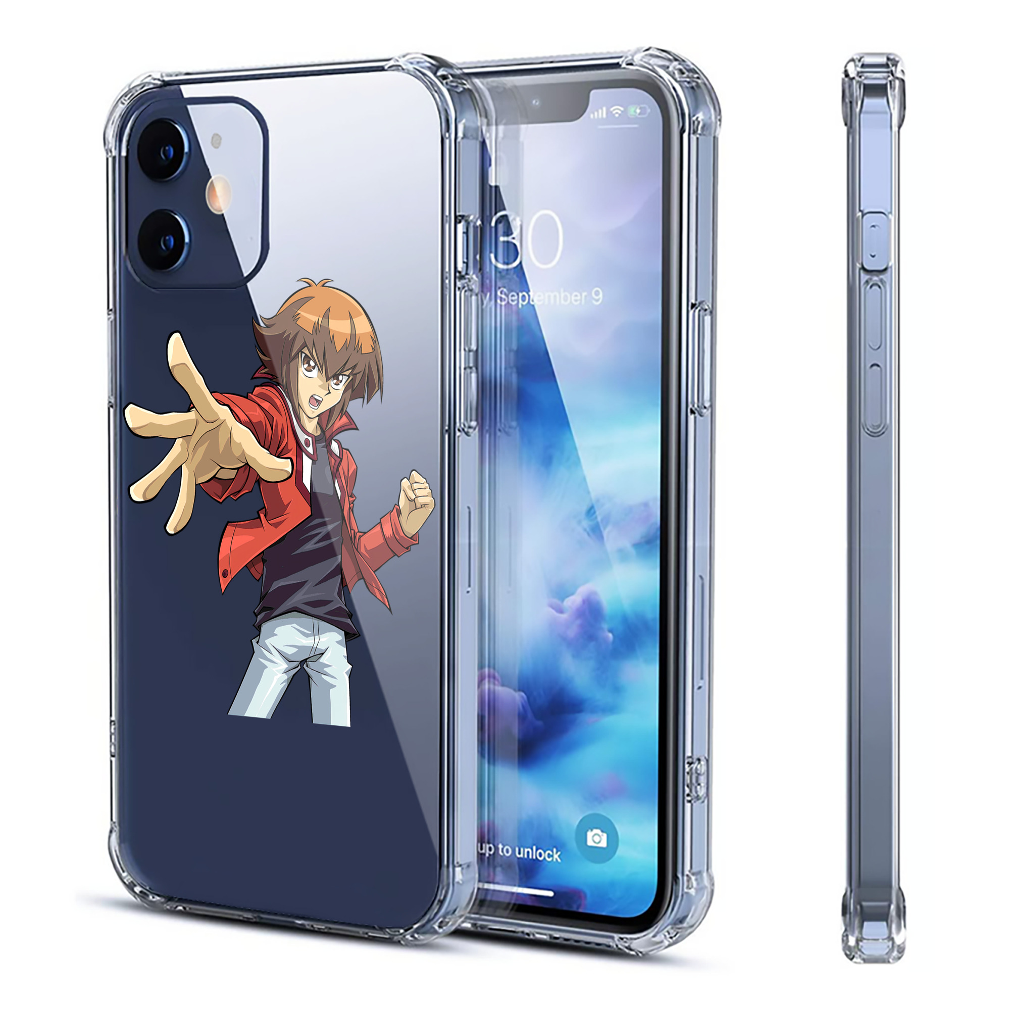 （画像用） 遊☆戯☆王 Yu-Gi-Oh! 【iPhone 12シリーズ対応】透明スマホケース（クリアソフトケース）